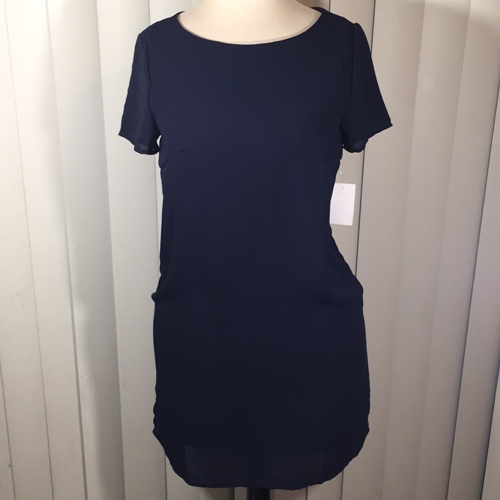 Charlotte Russe Navy Blue dress Sz. xsmall - Picture 2 of 8